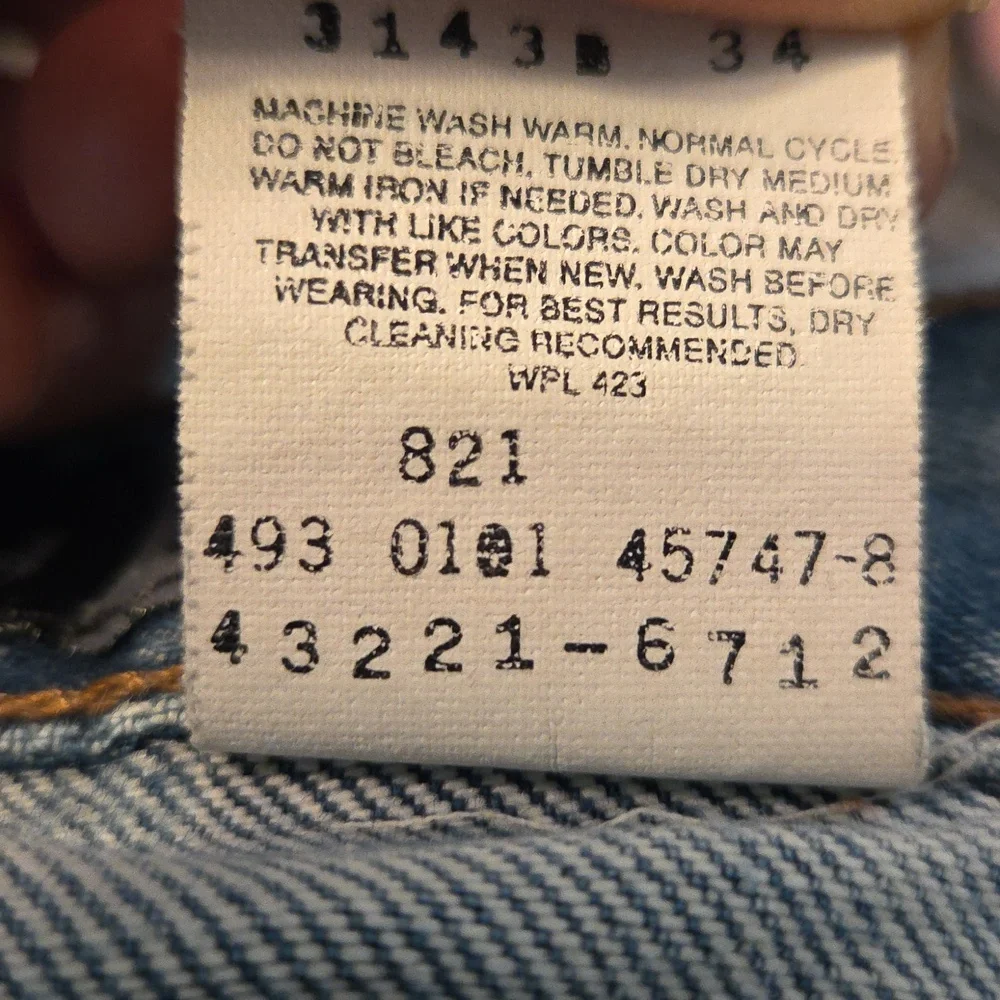 LEVI'S SILVERTAB VINTAGE Y2K Straight Relaxed Jeans Men's‎ Size 34
